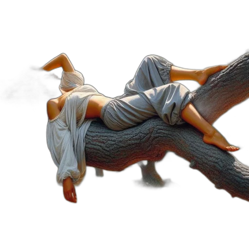 furniture, tree, dragon, 3d render transparent PNG cut-out