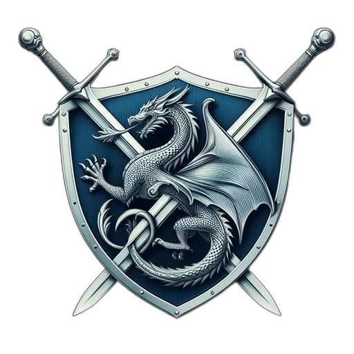 dragon, sword, staff, weapon transparent PNG cut-out