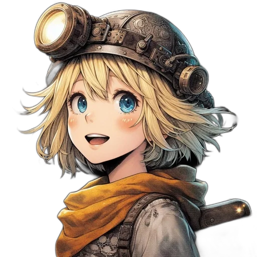 hat, face, staff, weapon transparent PNG cut-out