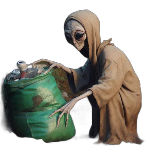 bottle, robot, creature, mask transparent PNG cut-out