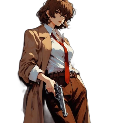 jacket, weapon, staff, concept art transparent PNG cut-out