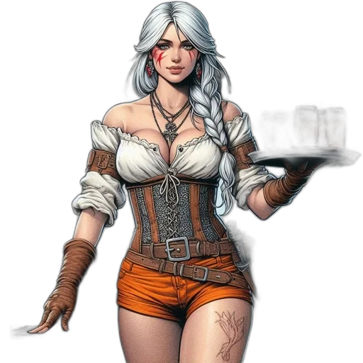 staff, dress, fantasy art, concept art transparent PNG cut-out