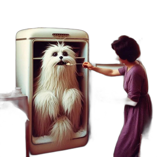 creature, animal, mask, photorealistic transparent PNG cut-out