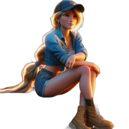 hat, animal, jacket, staff transparent PNG cut-out