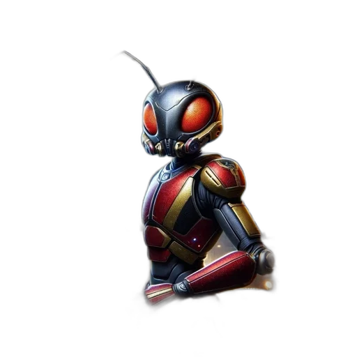 robot, creature, animal, 3d render transparent PNG cut-out