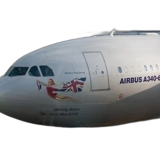 airbus, a340-600, dancing, queen transparent PNG cut-out