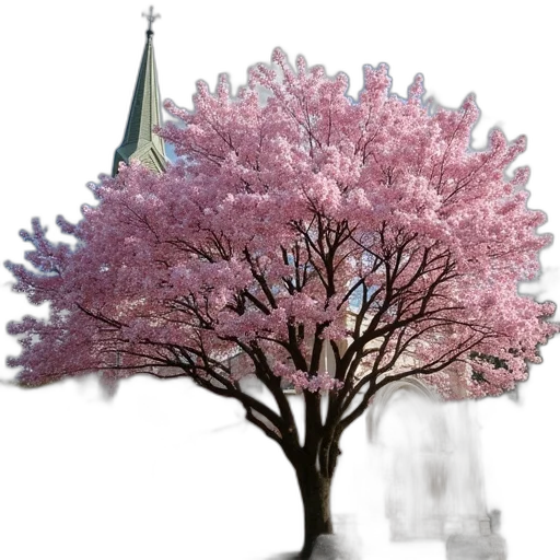 tree, crown, flower, dress transparent PNG cut-out