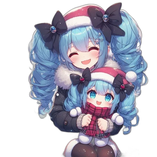 hat, robot, creature, staff transparent PNG cut-out