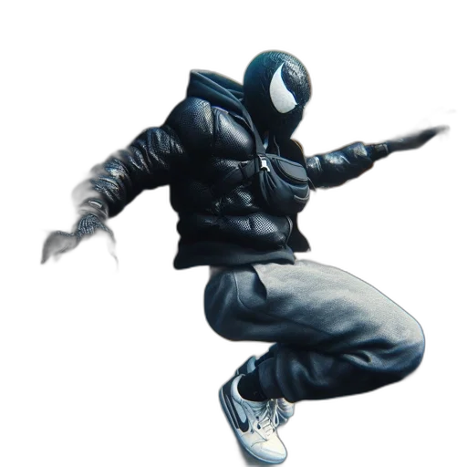 jacket, weapon, mask, concept art transparent PNG cut-out