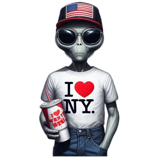 robot, concept art, outer space, alien transparent PNG cut-out