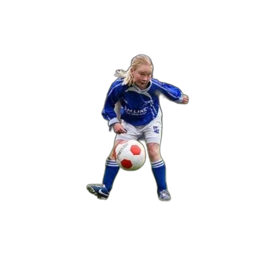 photorealistic, young, girl, blue transparent PNG cut-out