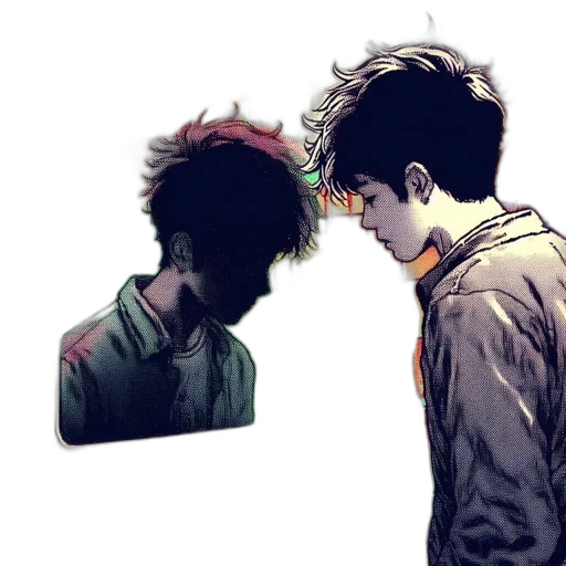 mask, jacket, hair, face transparent PNG cut-out