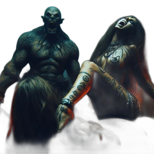 creature, mask, concept art, fantasy art transparent PNG cut-out