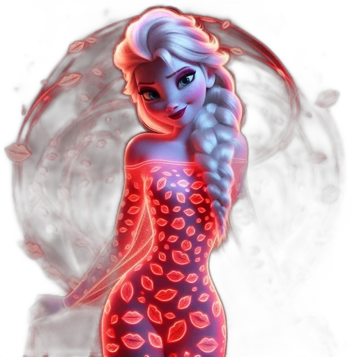 dress, concept art, fantasy art, 3d render transparent PNG cut-out