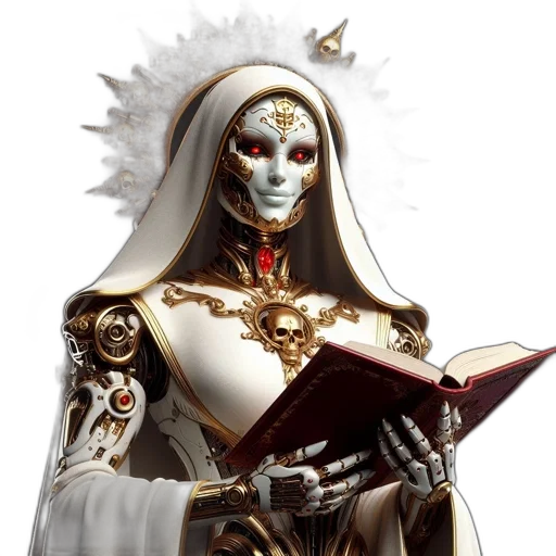 mask, jewelry, staff, fantasy art transparent PNG cut-out