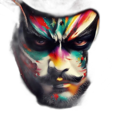 mask, face, dragon, fantasy art transparent PNG cut-out