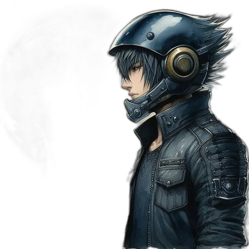 mask, jacket, face, robot transparent PNG cut-out