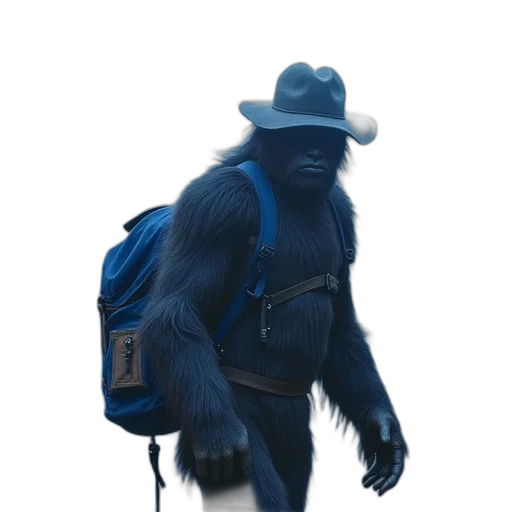 animal, creature, hat, jacket transparent PNG cut-out