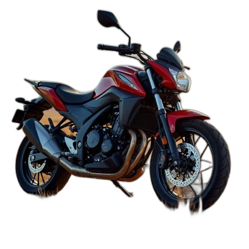 3d render, photorealistic, honda, hornet transparent PNG cut-out