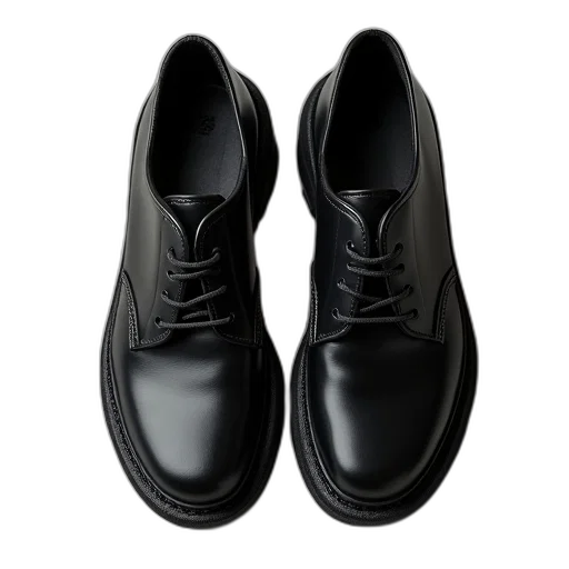 shoes, black, nmr1, shown transparent PNG cut-out