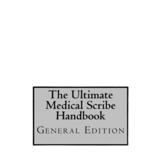 ultimate, medical, scribe, handbook transparent PNG cut-out