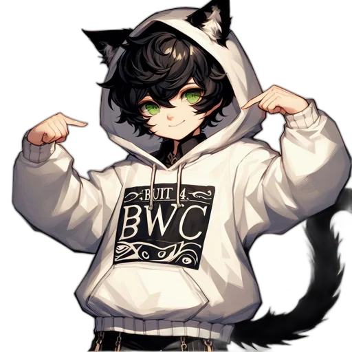 staff, jacket, pixel art, anime transparent PNG cut-out