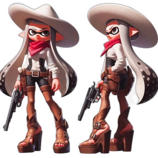 weapon, hat, concept art, 3d render transparent PNG cut-out