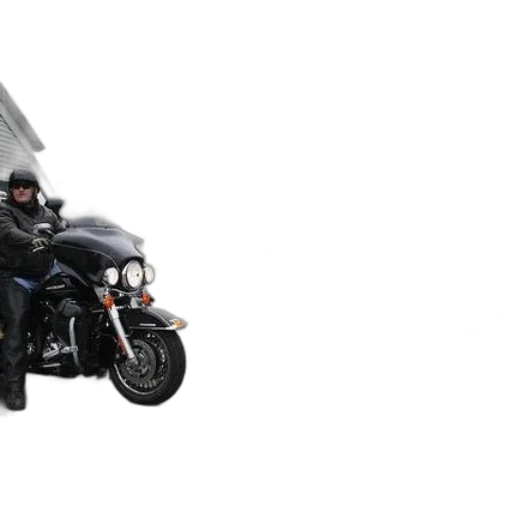concept art, motorcycle, rider, parking transparent PNG cut-out
