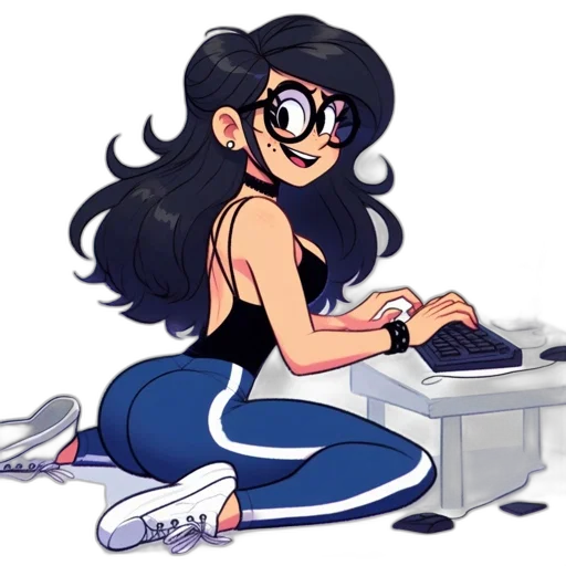 cartoon, pixel art, concept art, anime transparent PNG cut-out