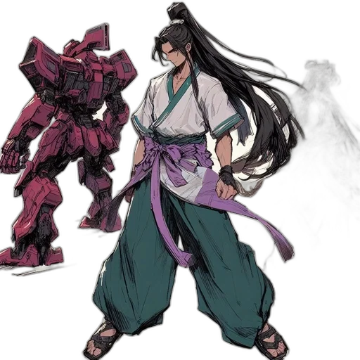 concept art, anime, fantasy art, comic book art transparent PNG cut-out