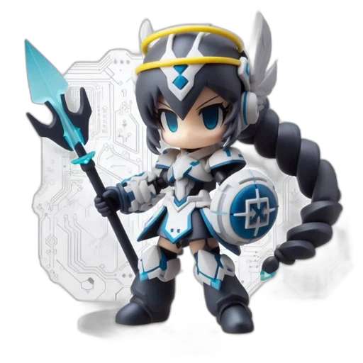 weapon, sword, staff, robot transparent PNG cut-out