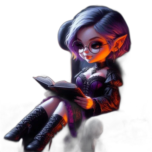 fantasy art, comic book art, concept art, cyberpunk transparent PNG cut-out