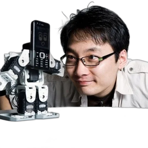 robot, staff, weapon, face transparent PNG cut-out