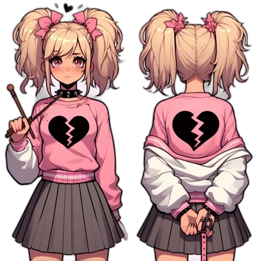 jacket, staff, hair, pixel art transparent PNG cut-out