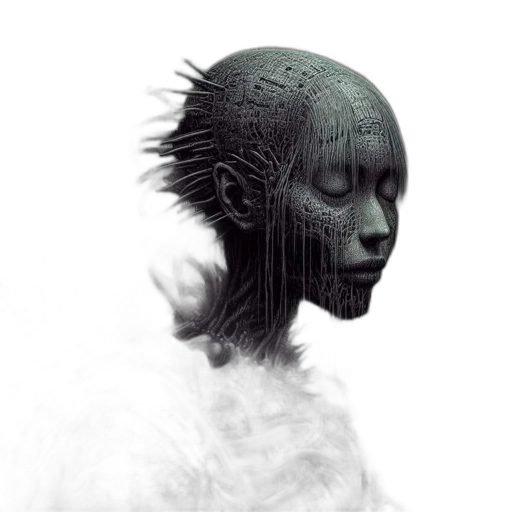 robot, mask, creature, face transparent PNG cut-out