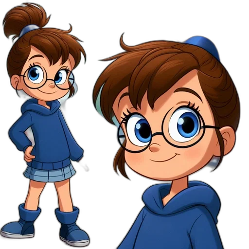 staff, jacket, dress, cartoon transparent PNG cut-out