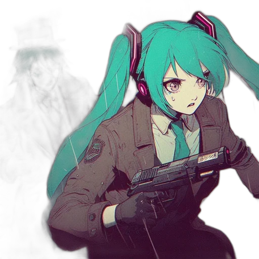 weapon, jacket, staff, mask transparent PNG cut-out