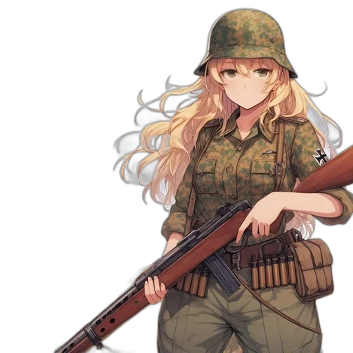 weapon, staff, animal, hat transparent PNG cut-out