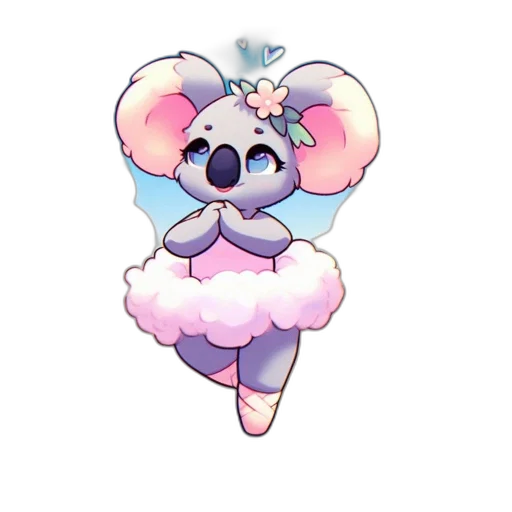 creature, staff, flower, animal transparent PNG cut-out