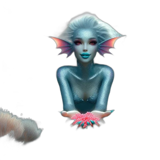 creature, fantasy art, concept art, pixel art transparent PNG cut-out