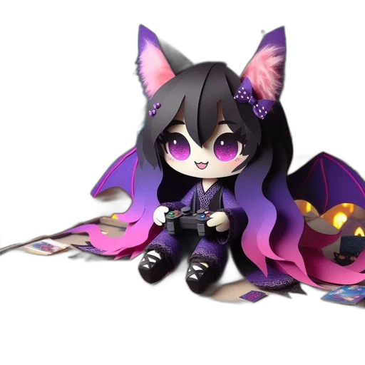dragon, creature, staff, weapon transparent PNG cut-out