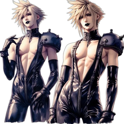 concept art, cyberpunk, 3d render, comic book art transparent PNG cut-out