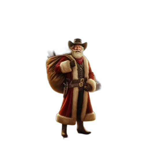 jacket, staff, hat, 3d render transparent PNG cut-out