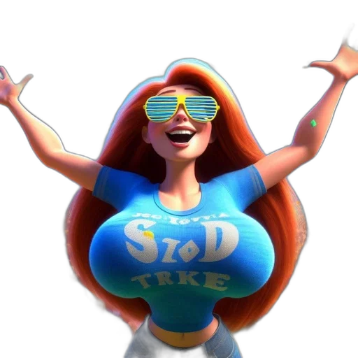 staff, 3d render, concept art, cartoon transparent PNG cut-out