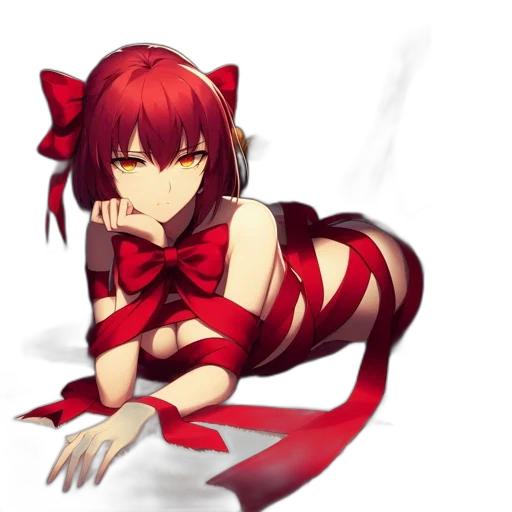 dress, staff, weapon, creature transparent PNG cut-out