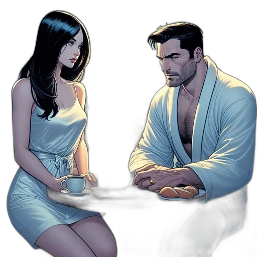 comic book art, concept art, fantasy art, night transparent PNG cut-out