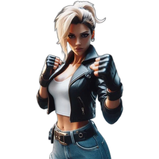 jacket, weapon, face, concept art transparent PNG cut-out