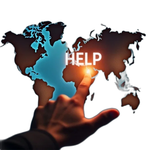 staff, man, pressing, help transparent PNG cut-out