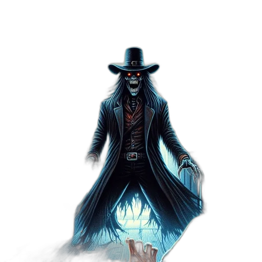 mask, hat, staff, creature transparent PNG cut-out
