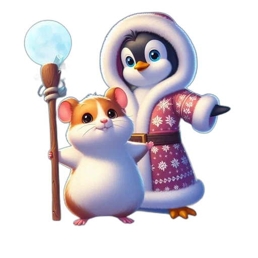 staff, animal, concept art, 3d render transparent PNG cut-out